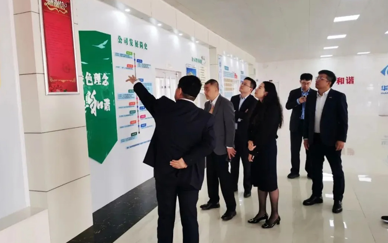 Leaders from Hongqiao District and Qingpu District of Shanghai visited Huaxin Group to inspect the development of the pr